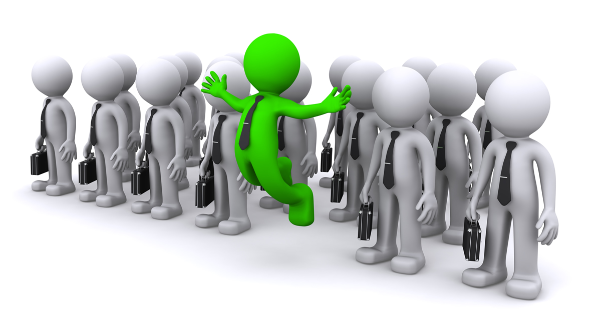 Führen in der Sandwich-Position