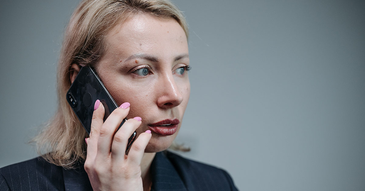 Schlechte Nachrichten überbringen